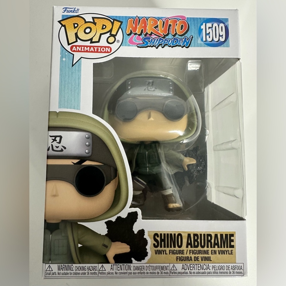 Funko Pop Naruto Shippuden Shino Aburame #1509 – New in Box
